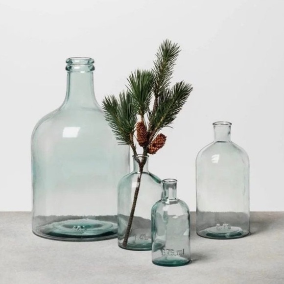 Hearth & Hand Other - LAST CHANCE Hearth & Hand Magnolia Clear Glass Vintage Bottle 1.4 L